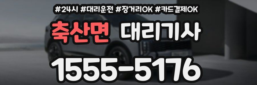 축산면 대리기사