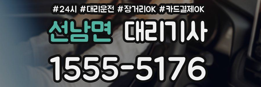 선남면 대리기사