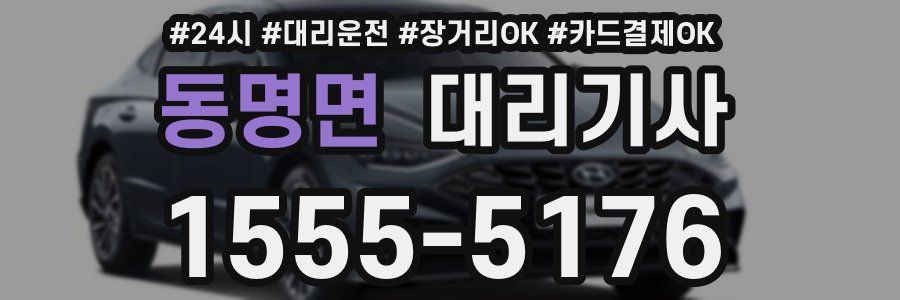 동명면 대리기사