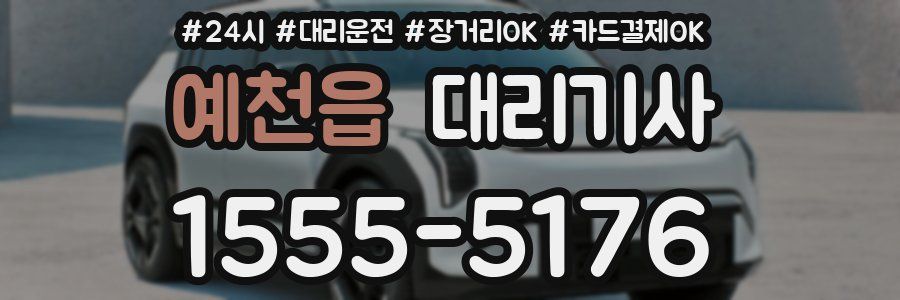 예천읍 대리기사