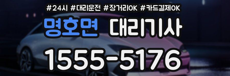 명호면 대리기사