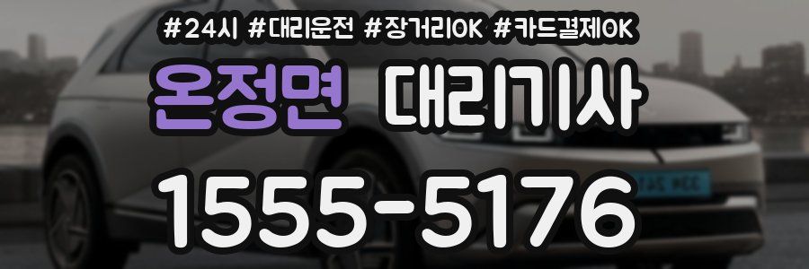 온정면 대리기사