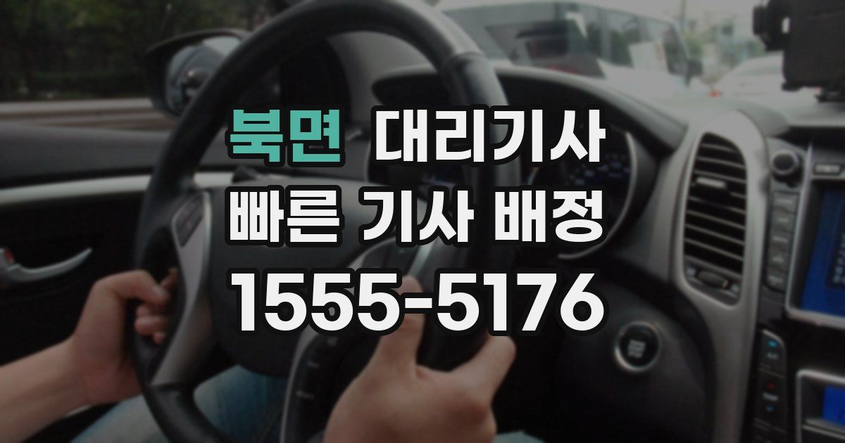 북면 대리기사