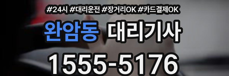 완암동 대리기사