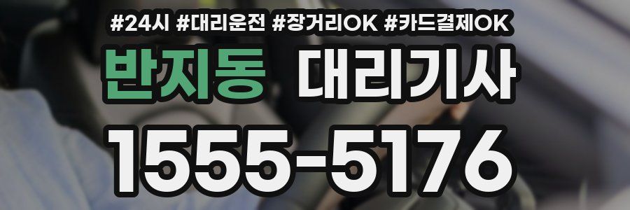 반지동 대리기사
