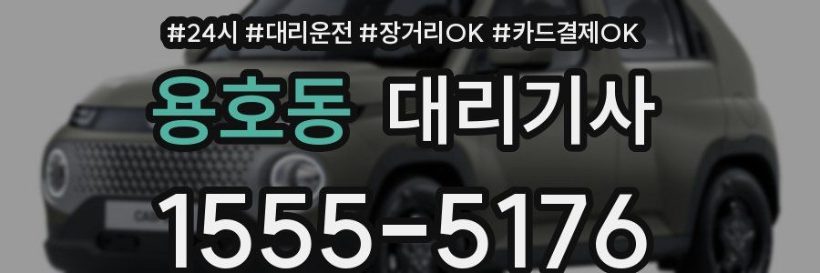 용호동 대리기사