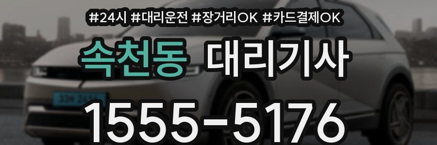 속천동 대리기사