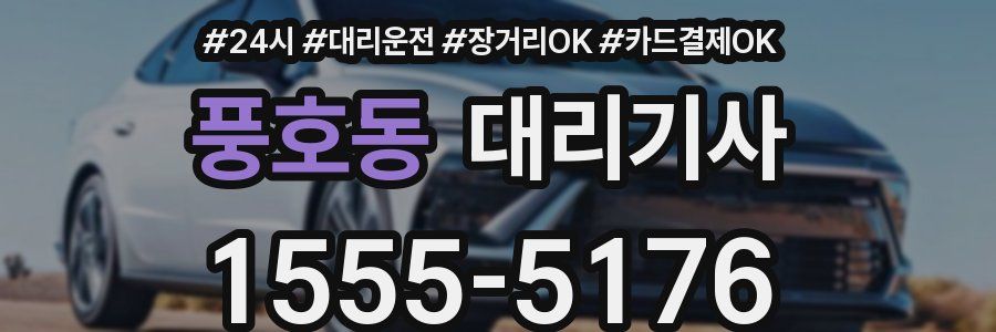풍호동 대리기사