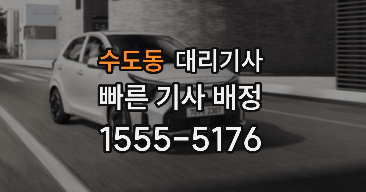 수도동 대리기사