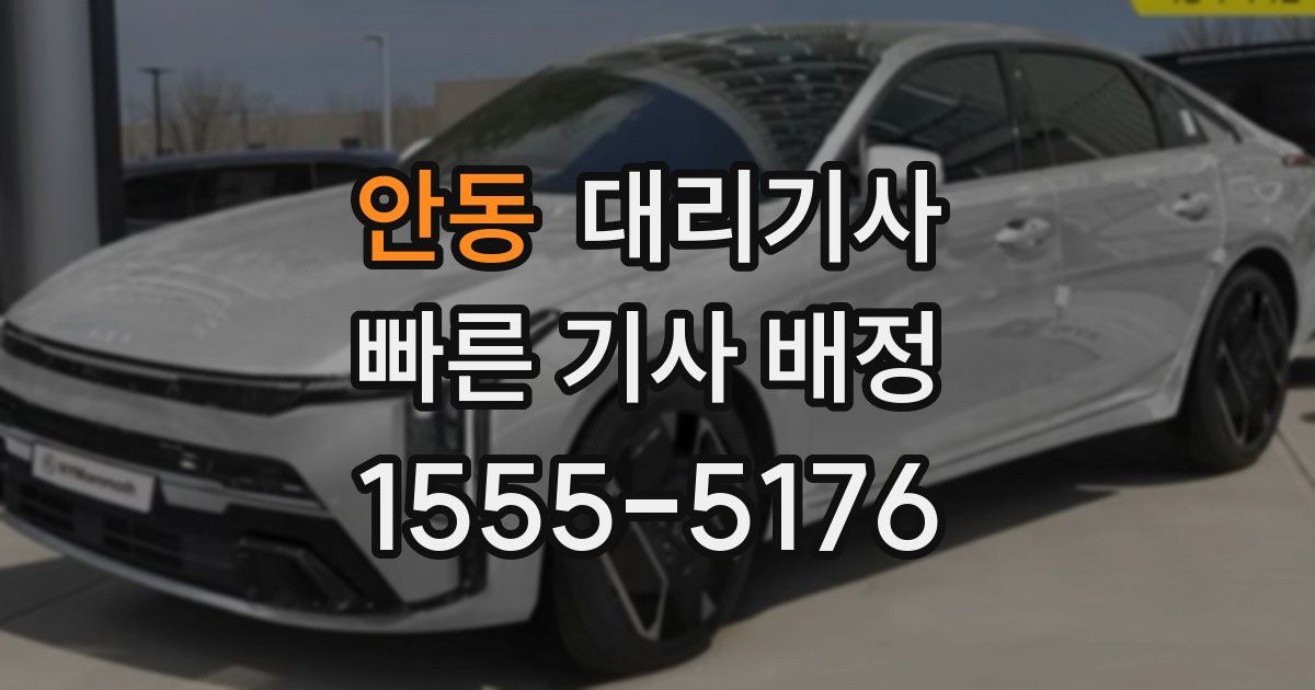 안동 대리기사