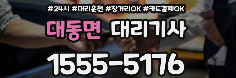 대동면 대리기사