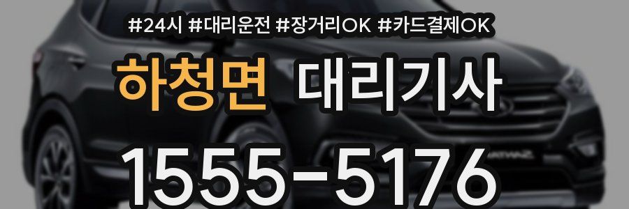 하청면 대리기사