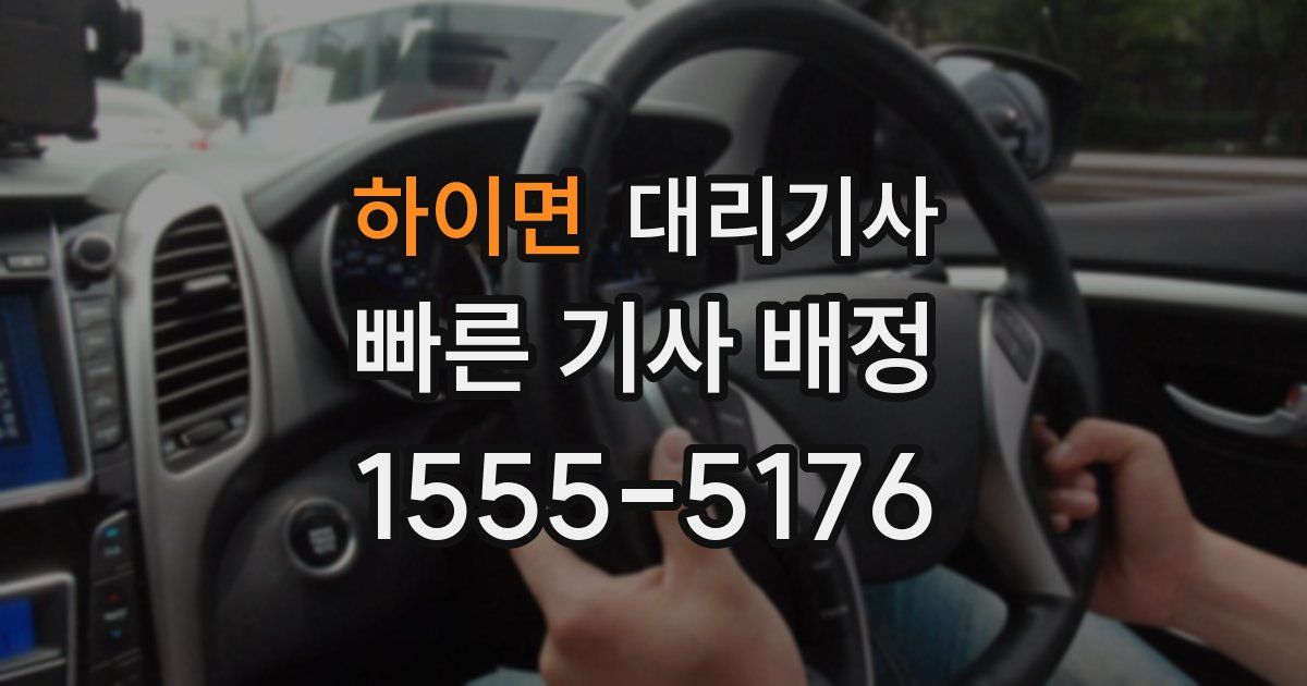 하이면 대리기사