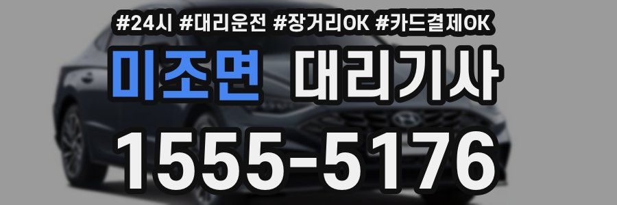 미조면 대리기사