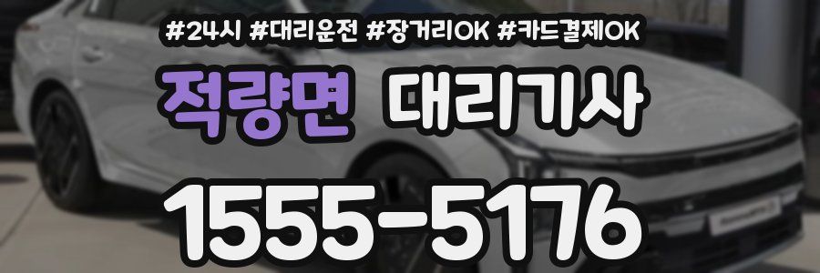 적량면 대리기사