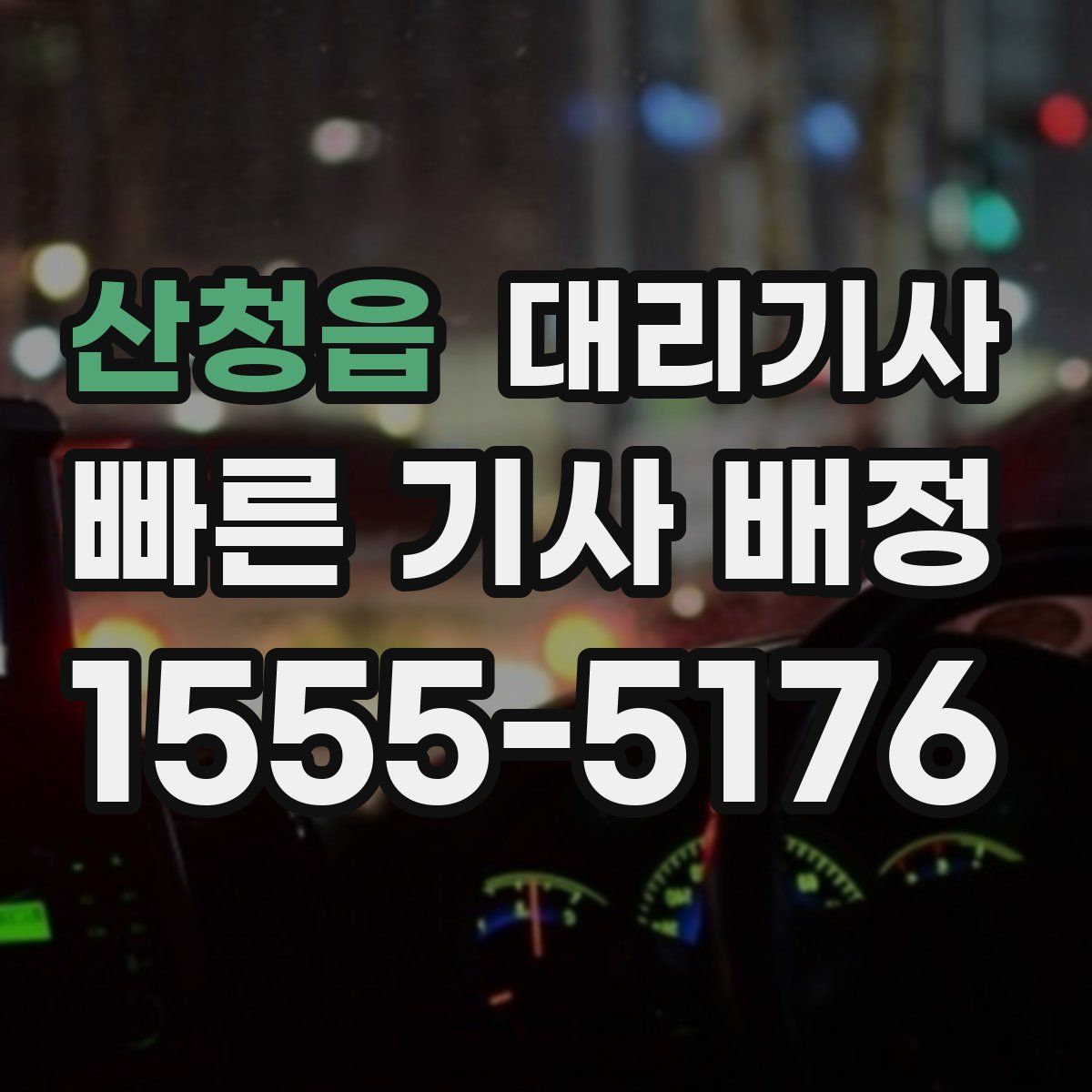 산청읍 대리기사