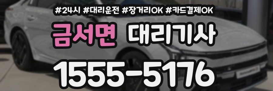금서면 대리기사