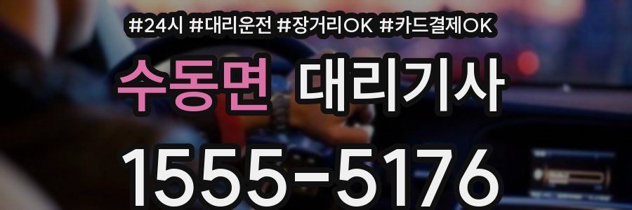 수동면 대리기사