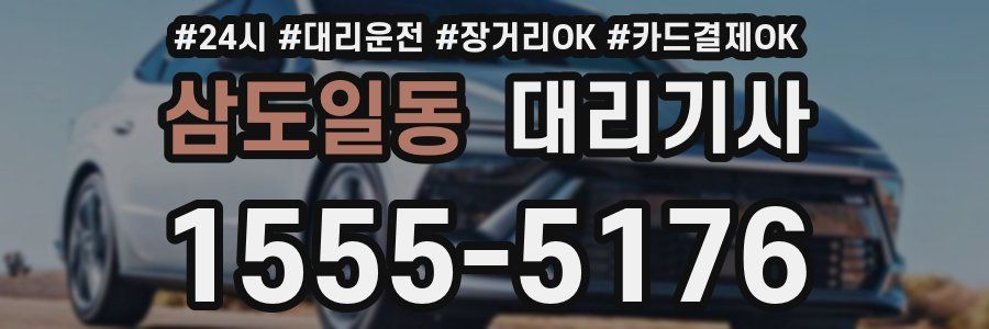 삼도일동 대리기사
