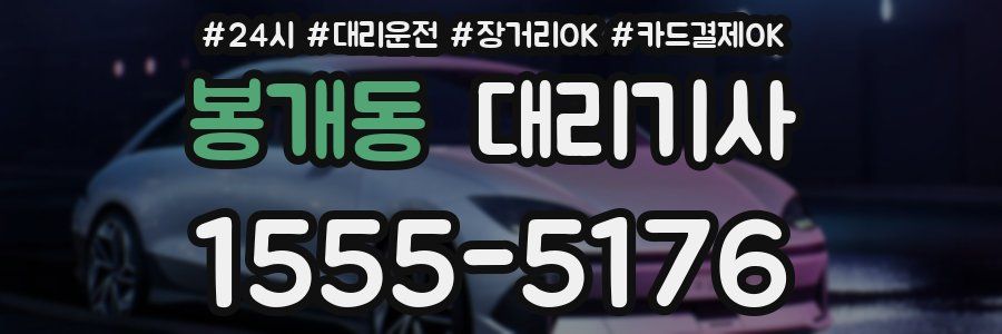 봉개동 대리기사