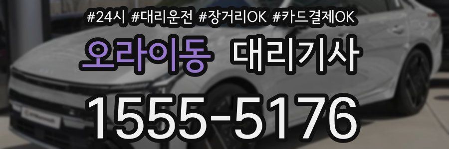 오라이동 대리기사