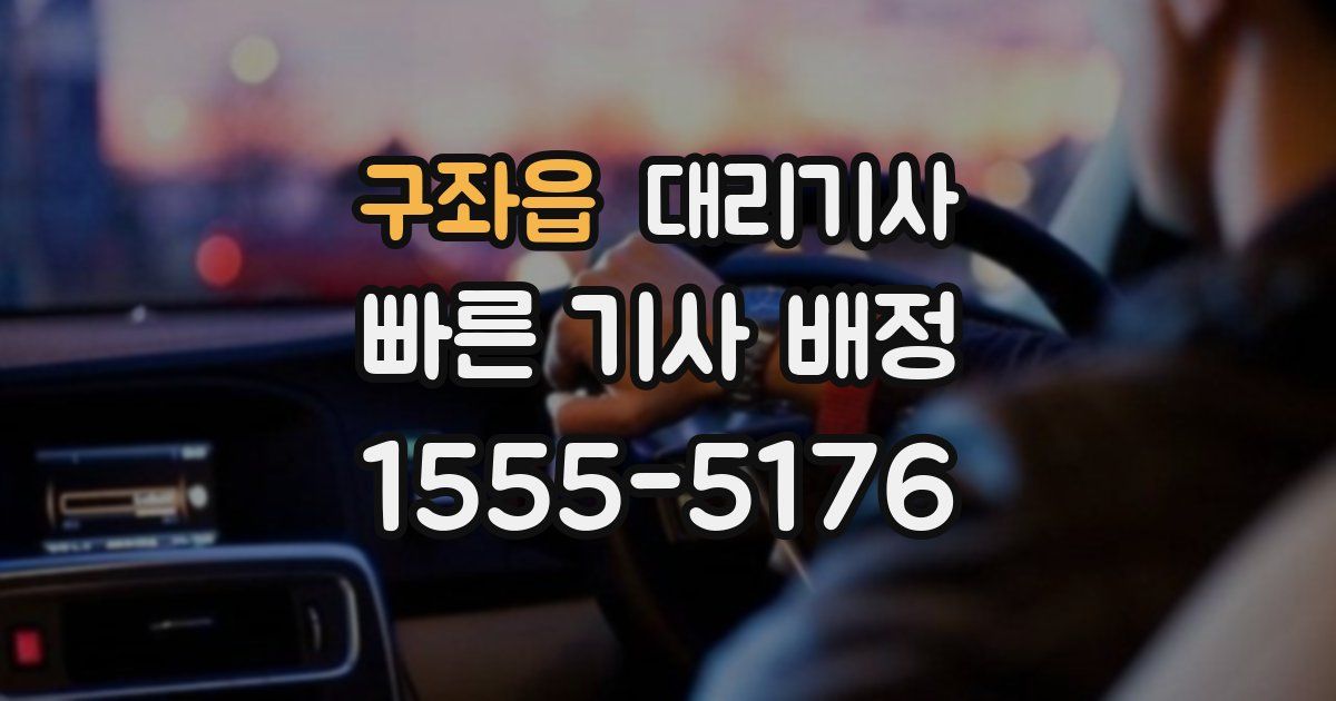 구좌읍 대리기사