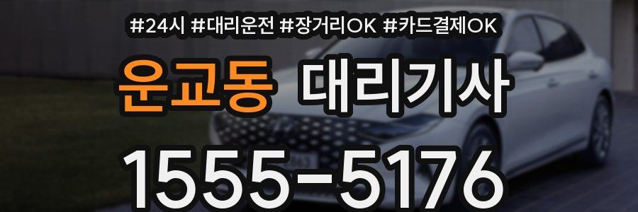 운교동 대리기사