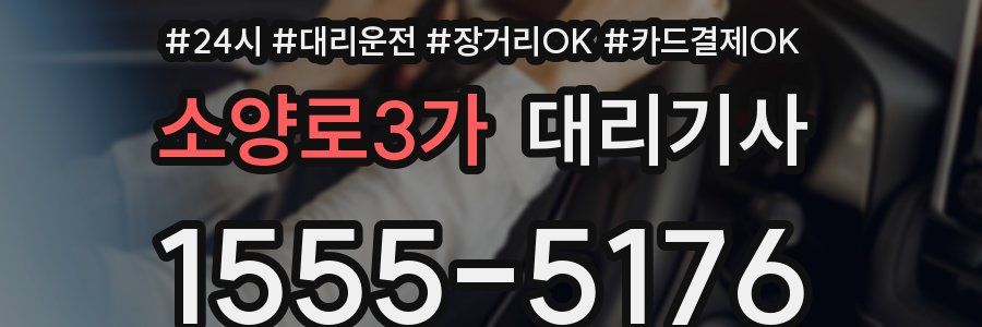 소양로3가 대리기사