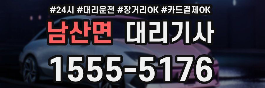 남산면 대리기사