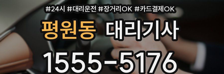평원동 대리기사