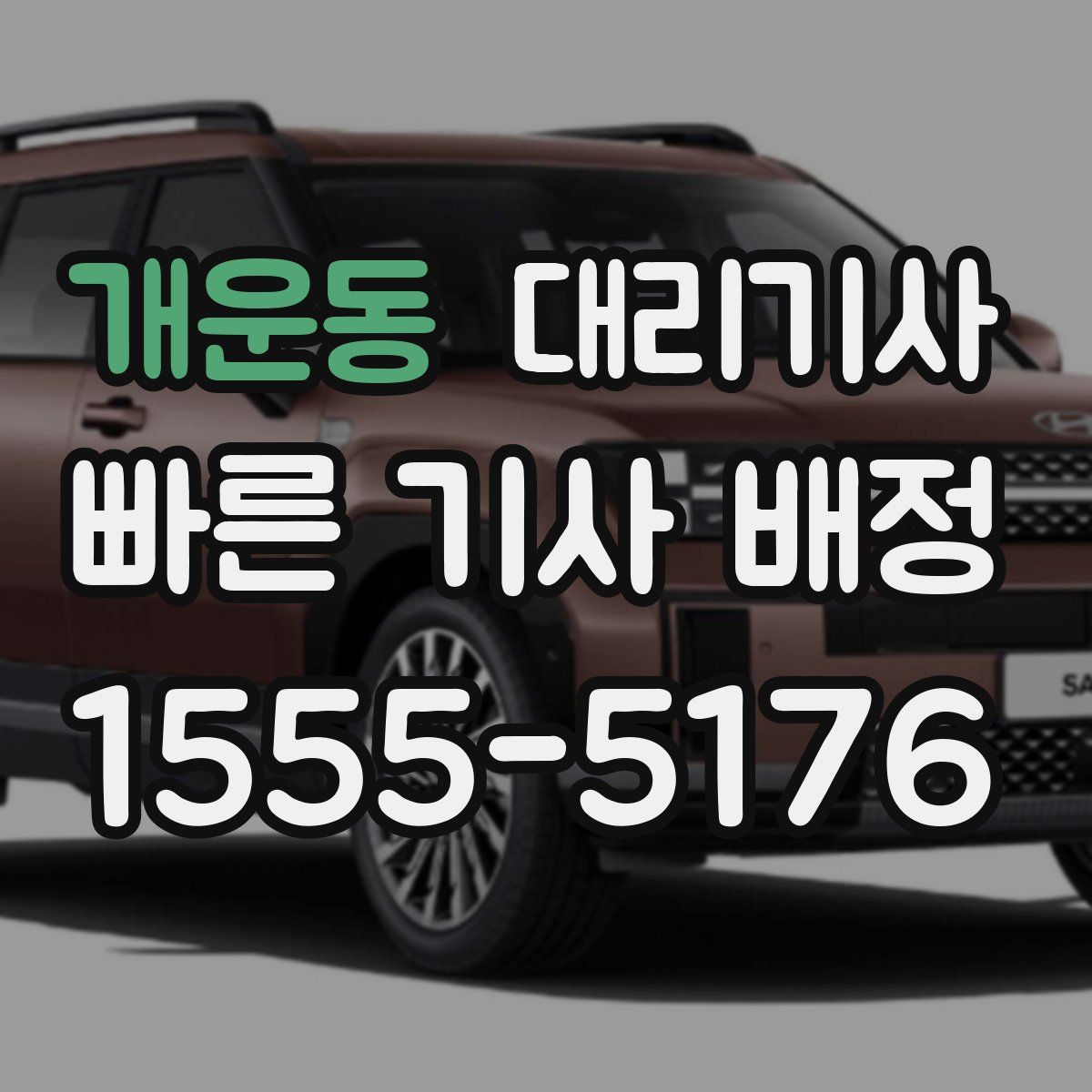 개운동 대리기사