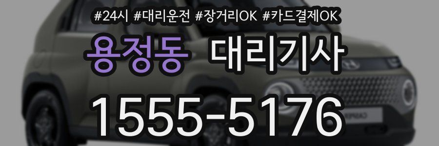 용정동 대리기사