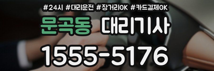 문곡동 대리기사