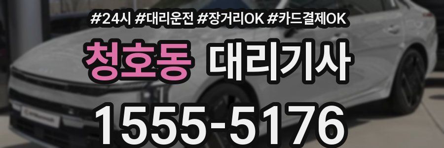 청호동 대리기사