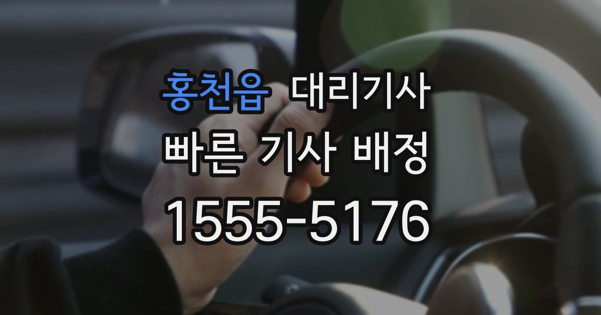 홍천읍 대리기사