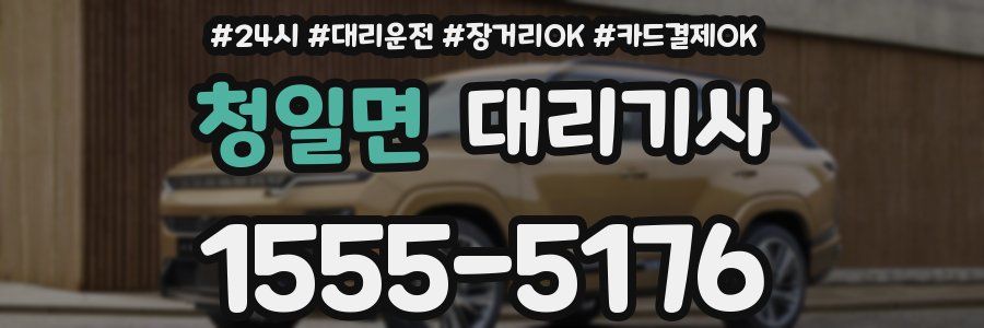 청일면 대리기사