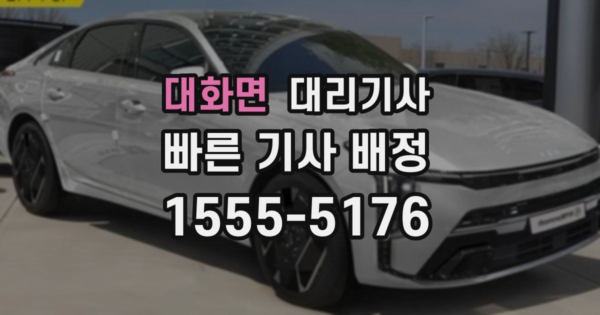 대화면 대리기사