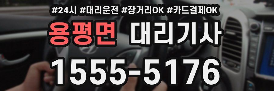 용평면 대리기사