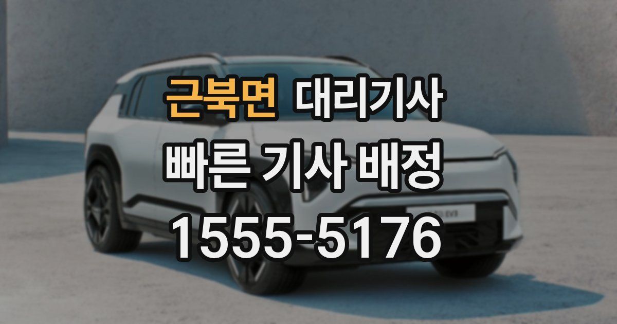 근북면 대리기사