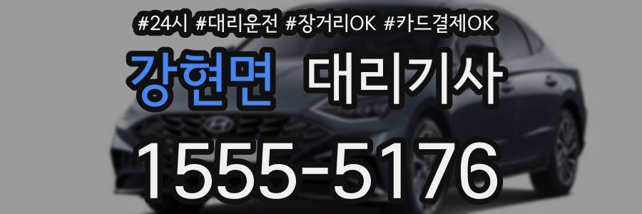 강현면 대리기사