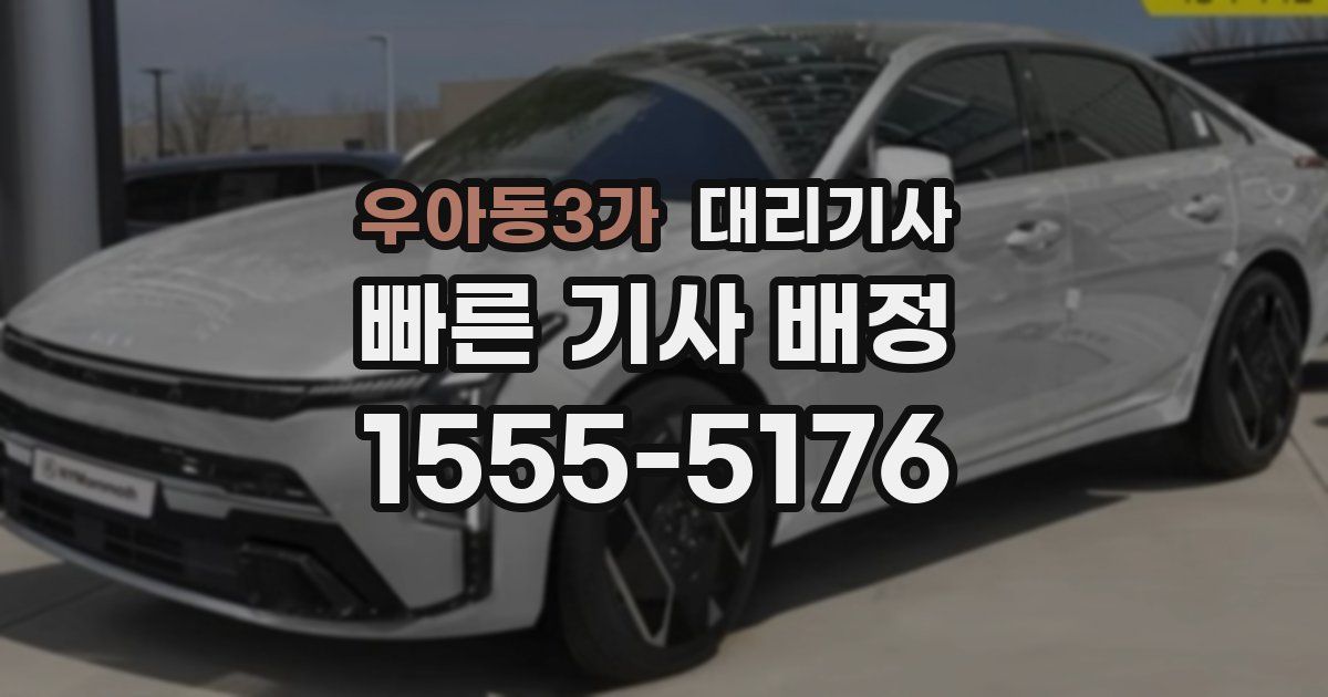 우아동3가 대리기사
