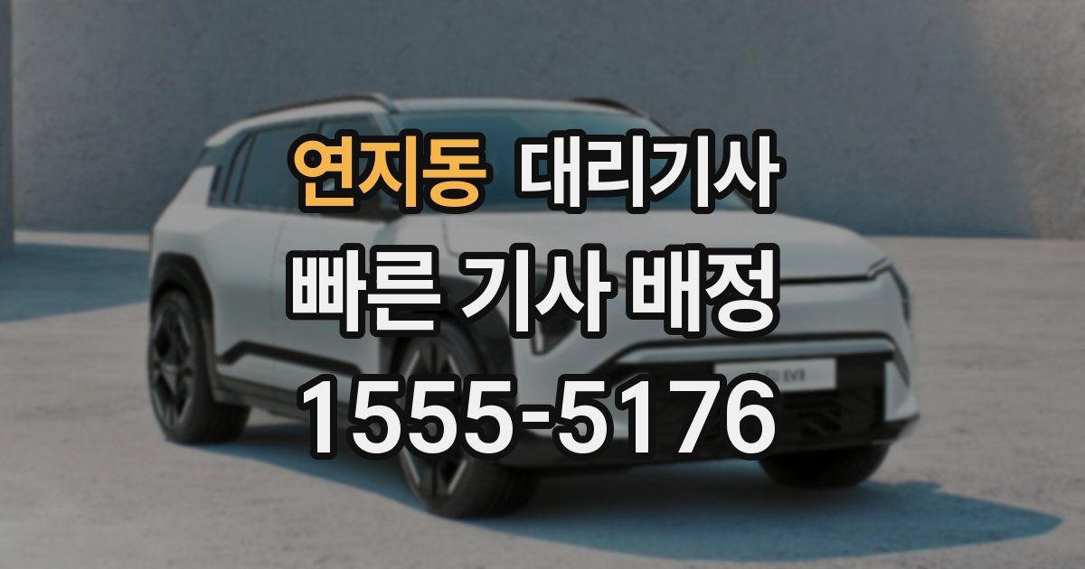 연지동 대리기사