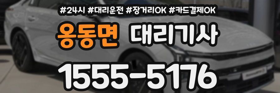 옹동면 대리기사