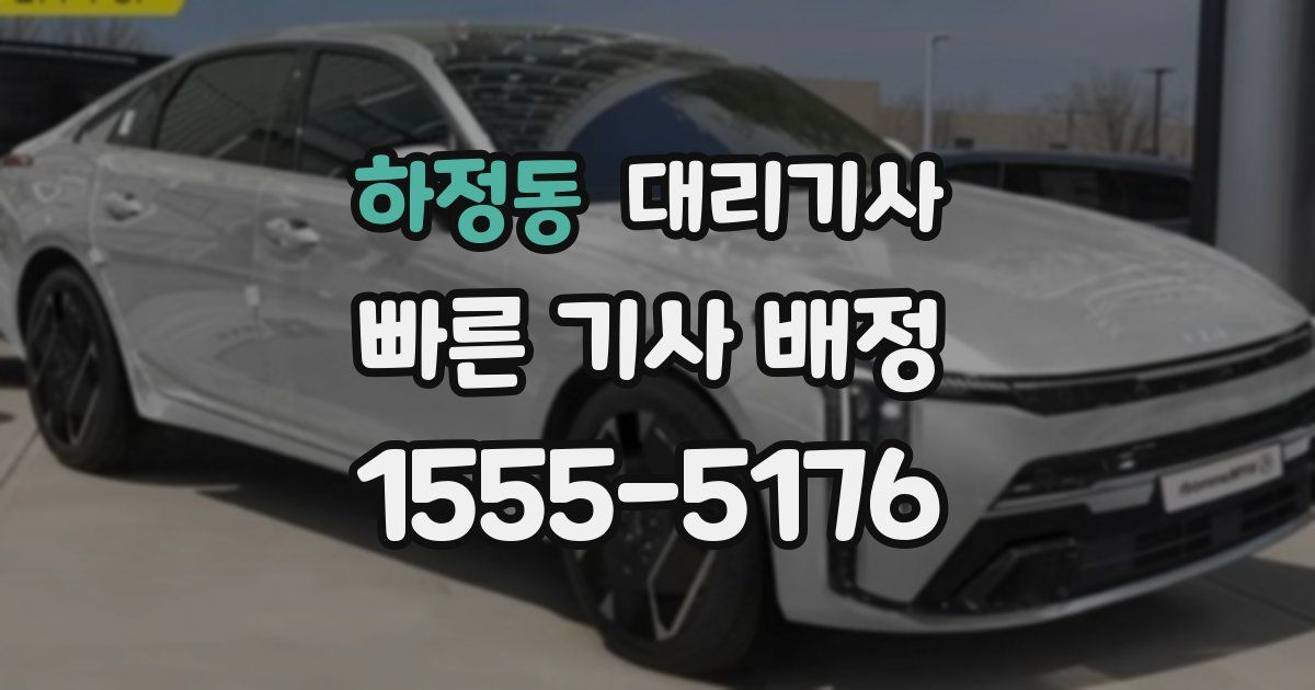 하정동 대리기사
