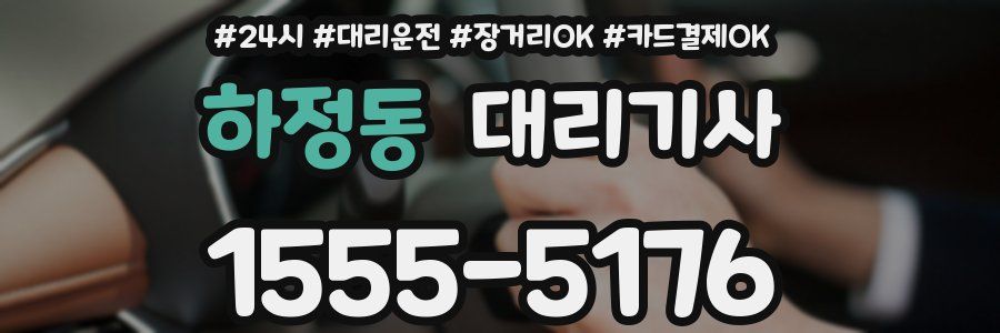 하정동 대리기사