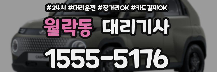 월락동 대리기사