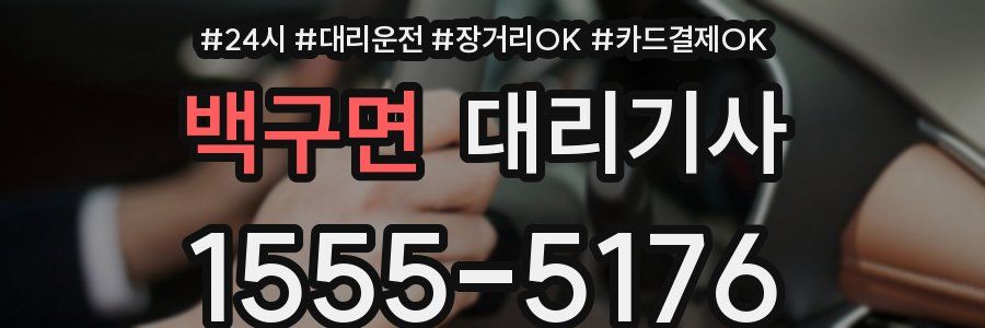 백구면 대리기사