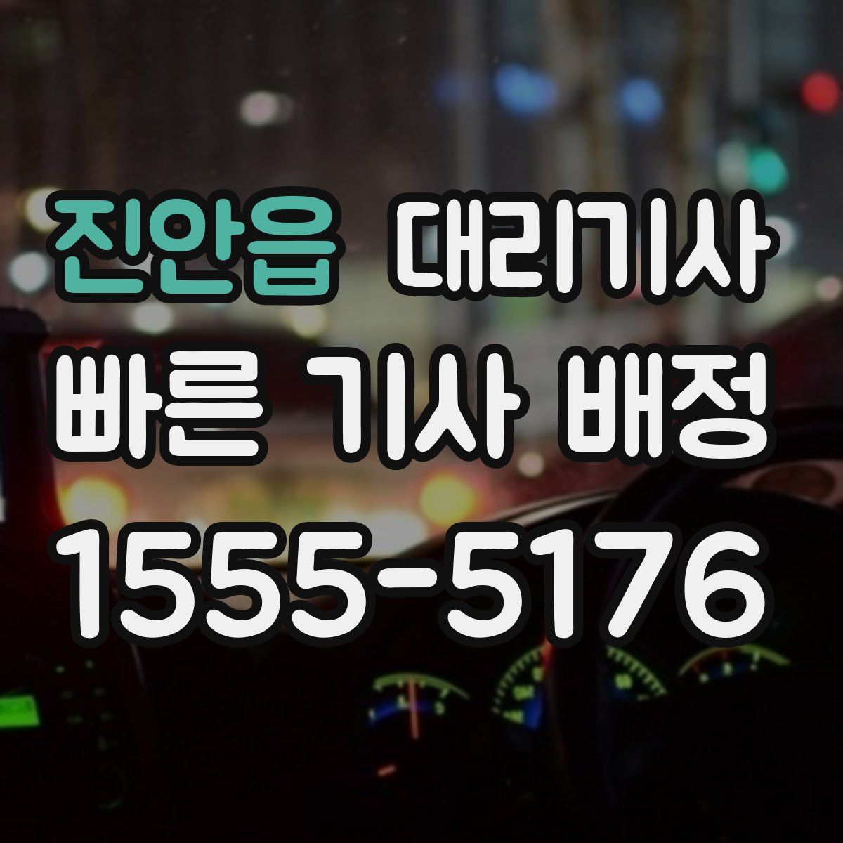 진안읍 대리기사