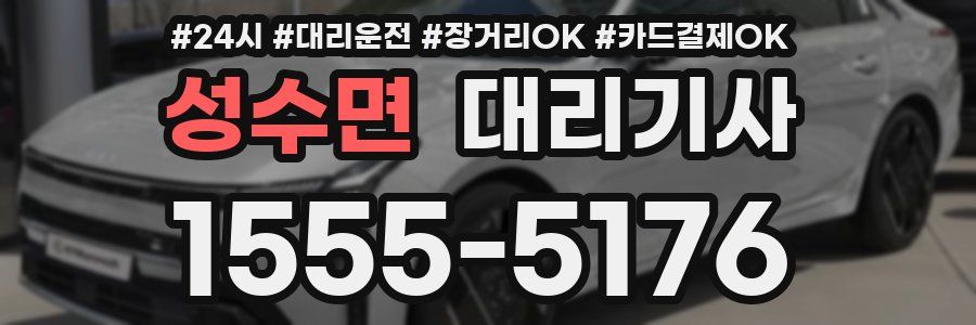 성수면 대리기사