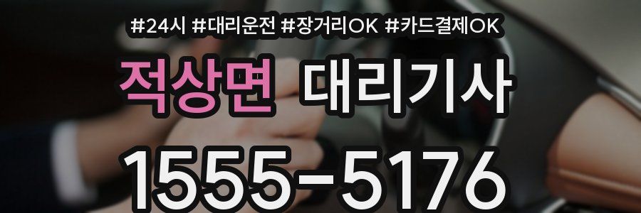 적상면 대리기사